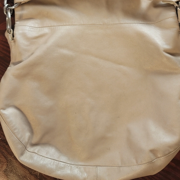 COACH ALI FLAP PEBBLED LEATHER HANDBAG - Picture 4 of 8